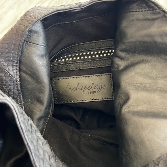 Archipelago Design Black Python Purse - Picture 3 of 3